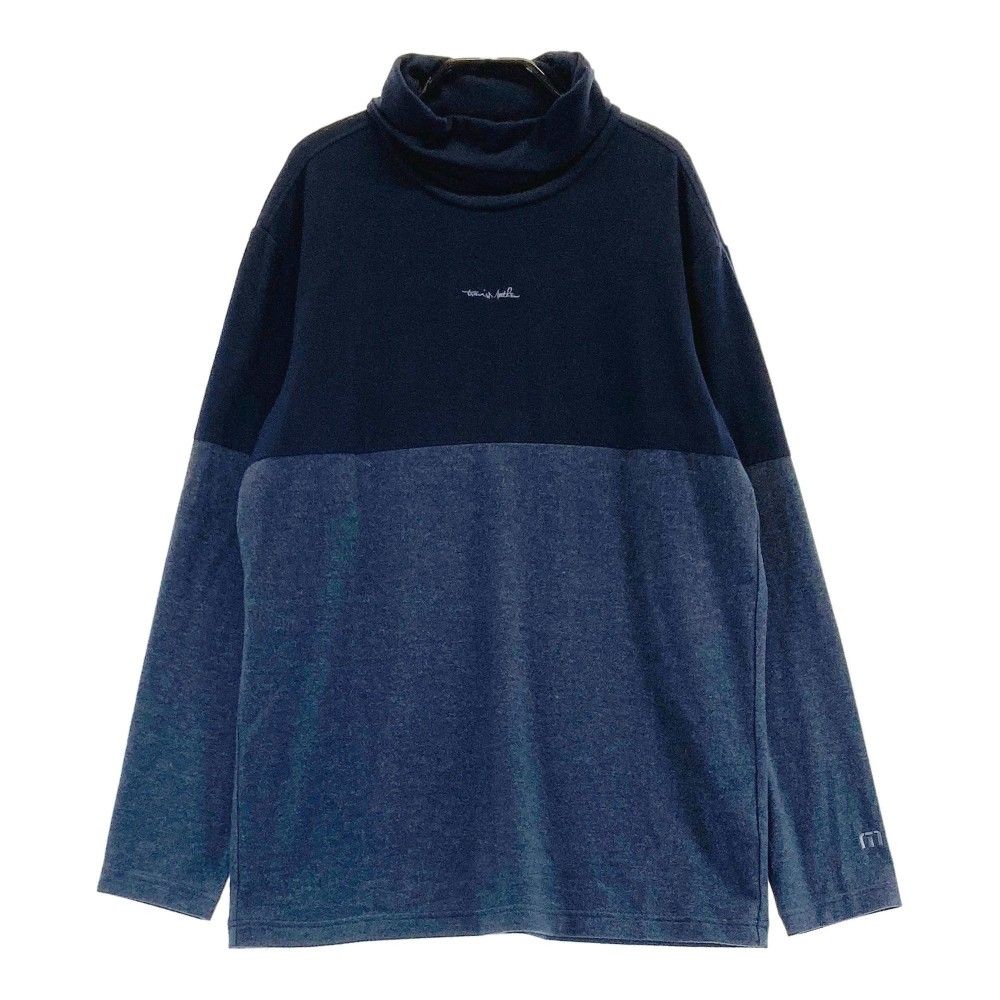 サイズ：M TRAVIS MATHEW トラビスマシュー  タートルネック 長袖Tシャツ  ネイビー系 [240101380829]# ゴルフウェア メンズ ストスト