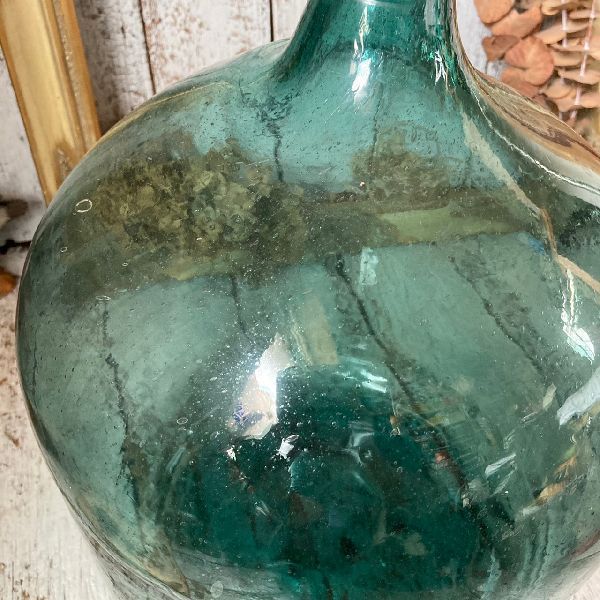 デミジョンボトル 大きなガラス瓶 古道具 - コレクション