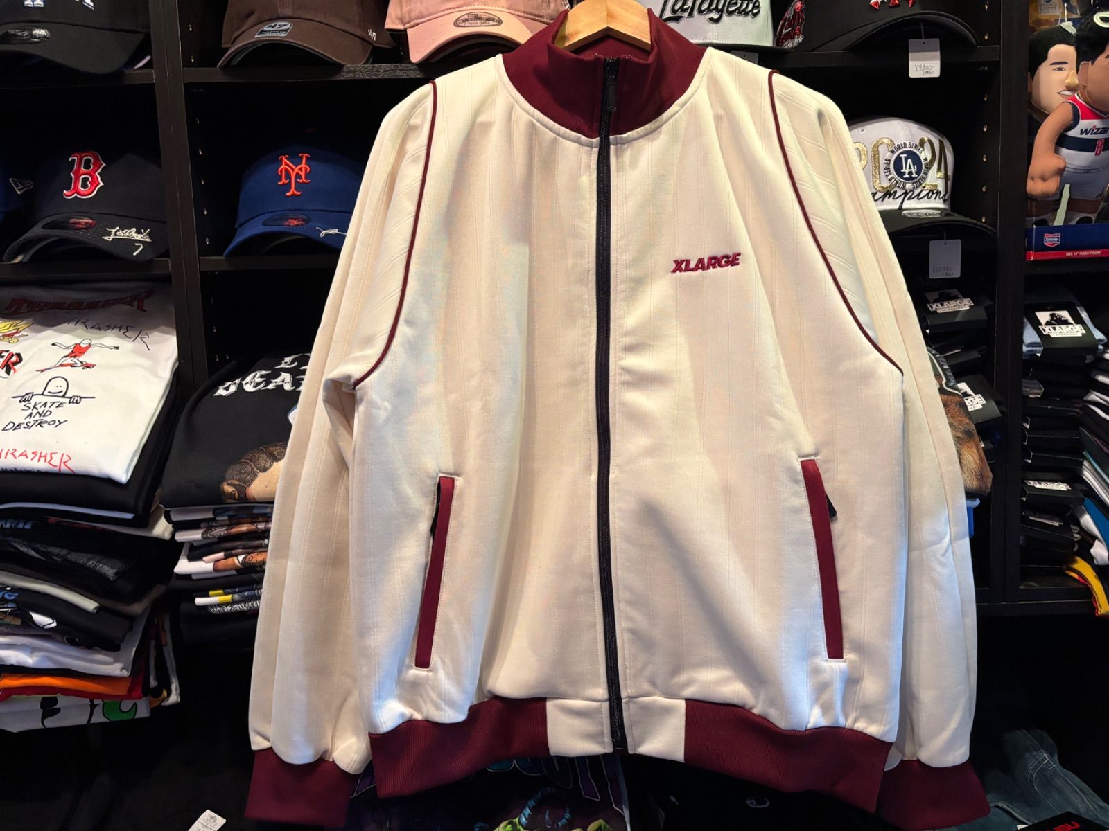 XLARGE OG TRACK JACKET BEIGE Lサイズ - メルカリ