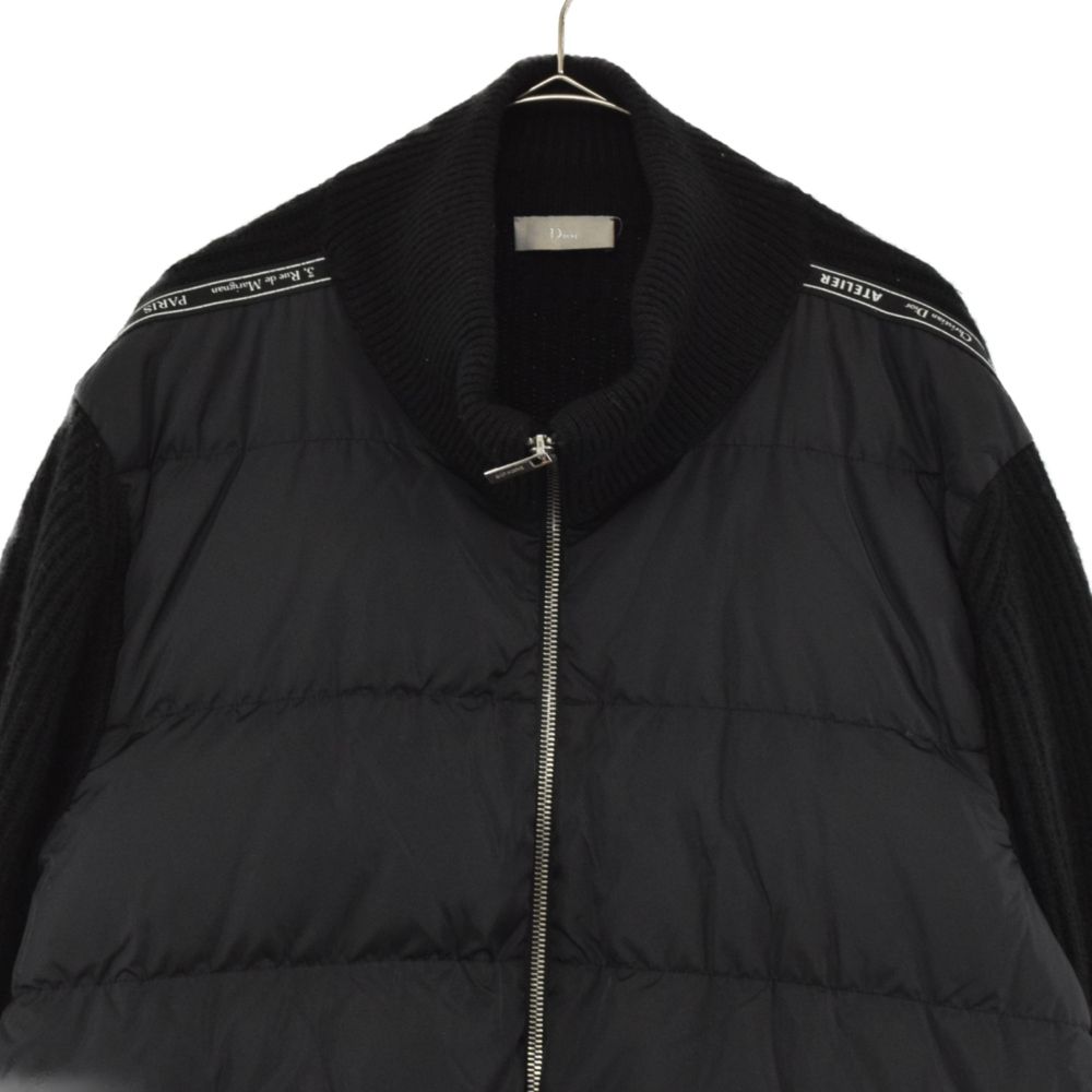 Dior HOMME (ディオールオム) ATELIER ZIP UP KNIT DOWN JACKET 