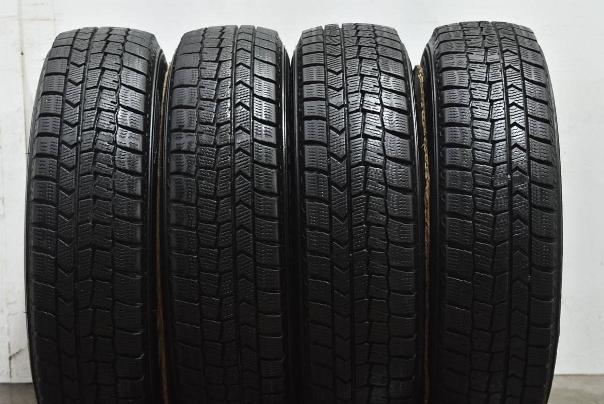 【大特価】エクシーダー 13in 4.00B +45 PCD100 ダンロップ ウインターマックス WM02 155/70R13 エブリィ スクラムワゴン タウンボックス