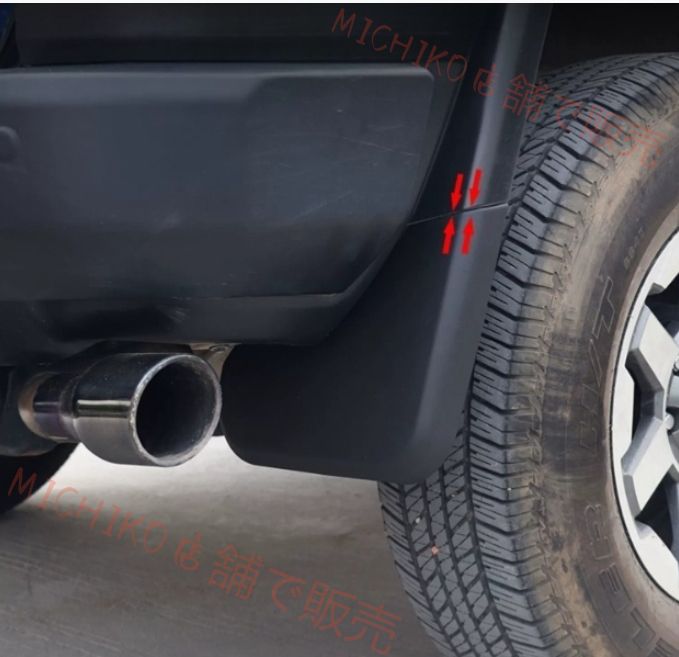 FJクルーザー GSJ15W型 2006－2020年 オーバーフェンダー 左右4Pセット フェンダーパネル