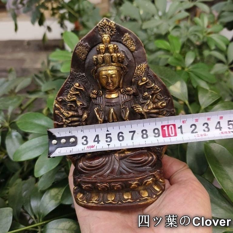 銅器 仏像 ショップ 千手観音菩薩 鎮宅 辟邪 開運風水 招財 置物 工芸品