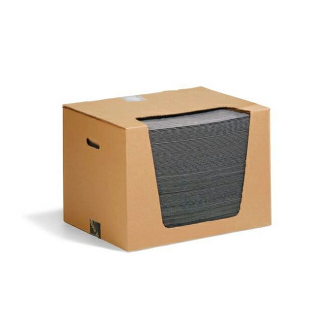 エキストラデューティ吸収マットパッド 幅41cm x 長さ51m ディスペンサーボックス入り オイル 液体吸着マット MAT173 PIG ピグ