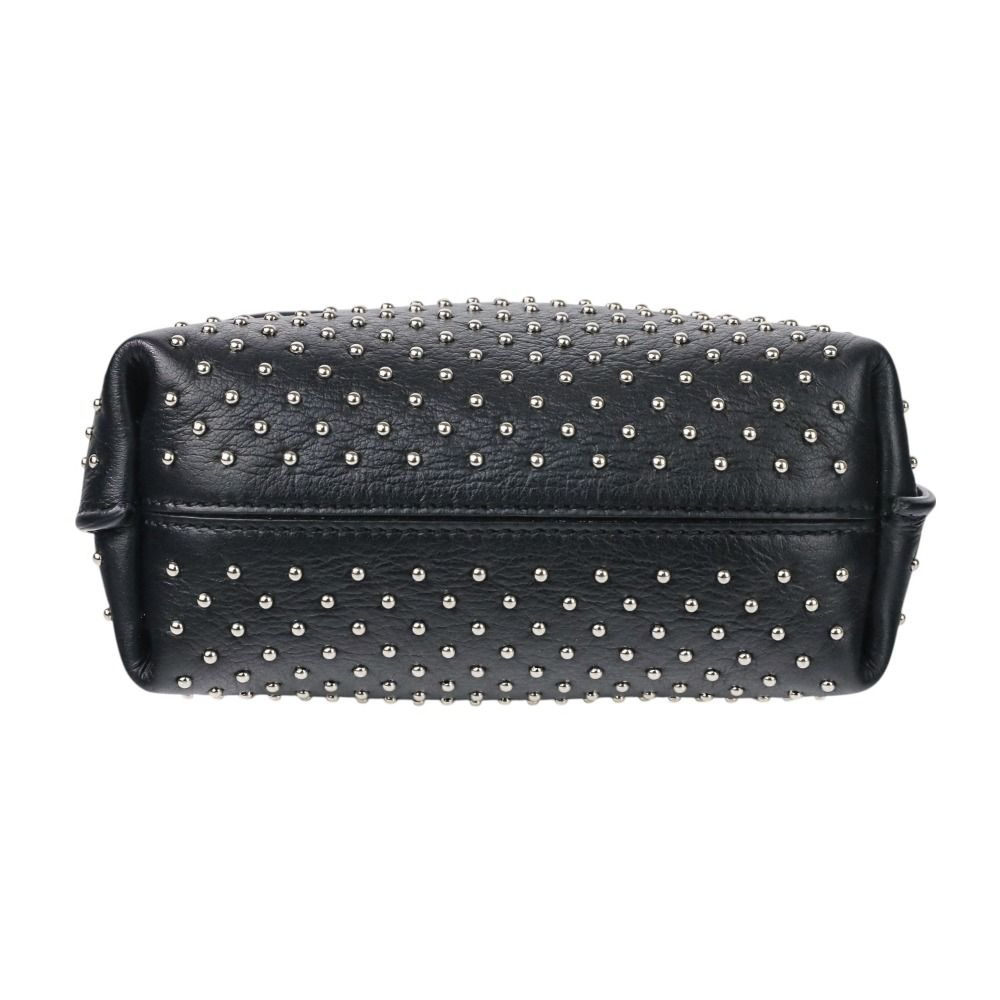 美品 TOD'S トッズ スタッズ マイクロウェーブバッグ 2way 美品 TOD'S トッズ スタッズ マイクロウェーブバッグ 2way