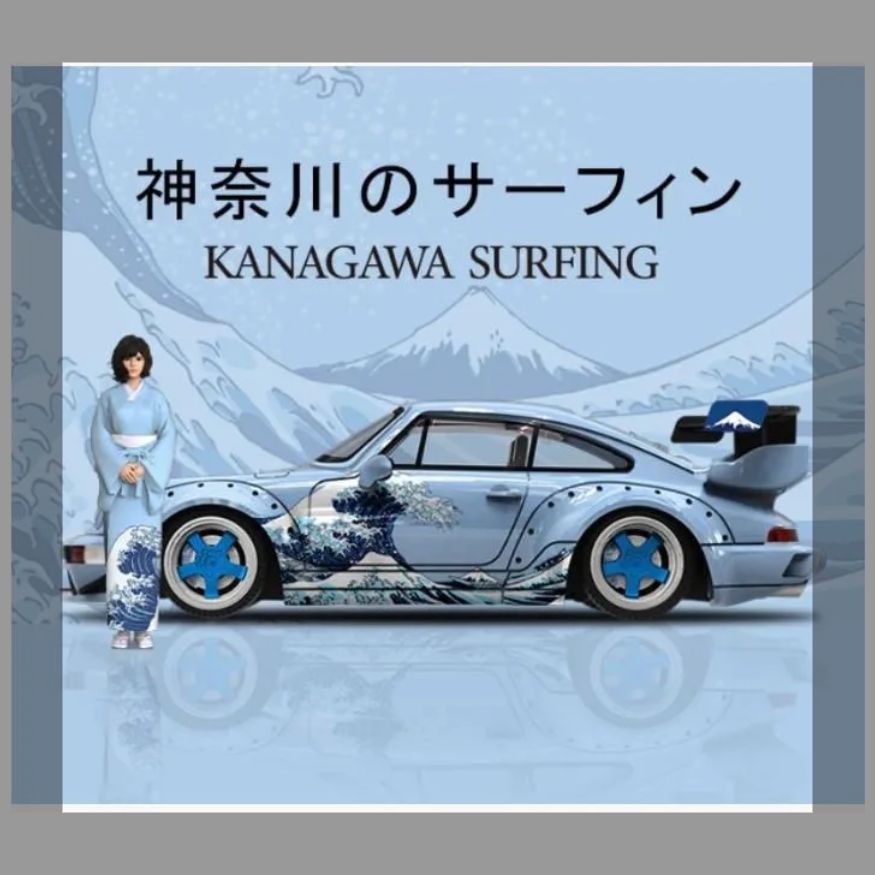 神奈川サーフにおける擬似合金自動車模型 自動車模型置物