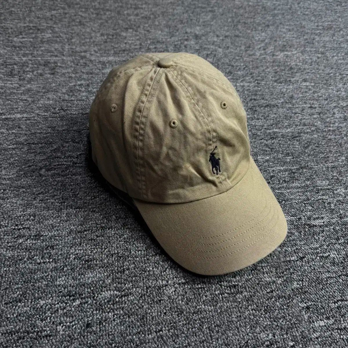 【雷市場（ポンジャン）商品韓国直送】 POLO Ralph Lauren(ポロラルフローレン) ポニーロゴ コットン ベージュ ボールキャップ