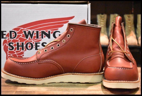 【美品】RED WING 8875 復刻犬タグ 10E 28cm オロラセット 10E 箱付 未使用 犬タグ復刻 23年】レッドウィング 8875 アイ