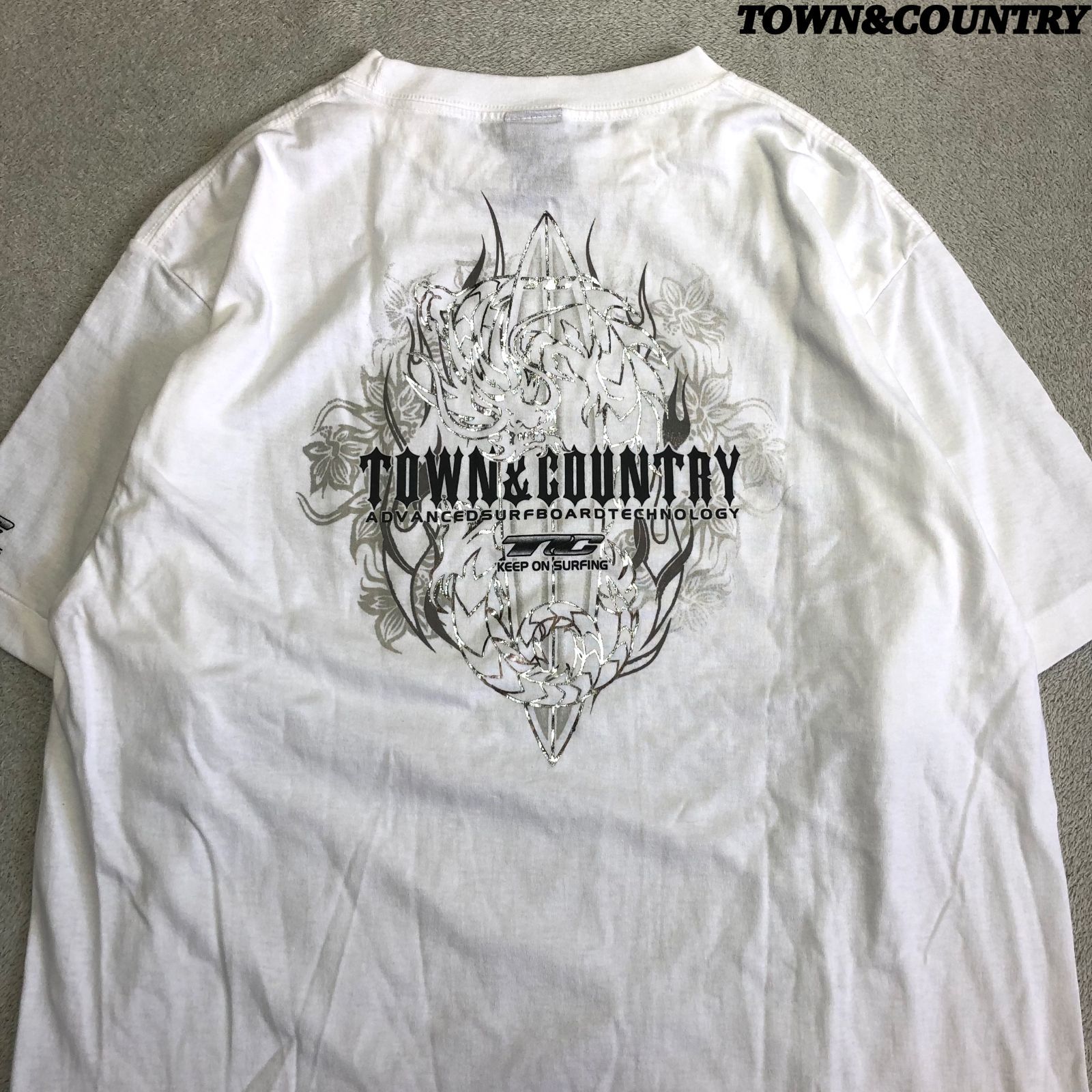 Town & Country 90s ショートスリーブTシャツ 半袖カットソー シングル 