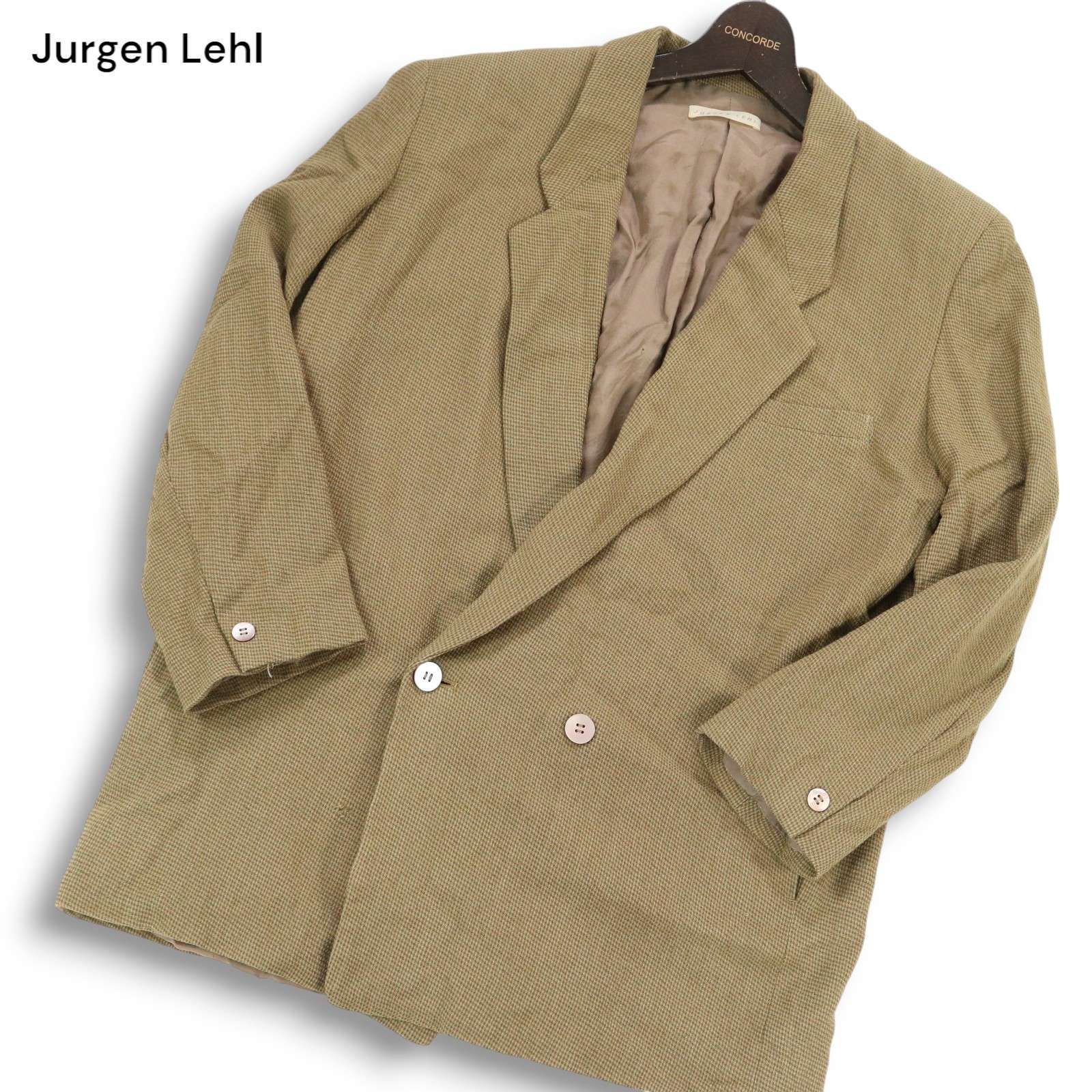 ヴィンテージJURGEN LEHL マオカラージャケット ベージュ ヴィンテージJURGEN LEHL マオカラージャケット ベージュ Jurgen