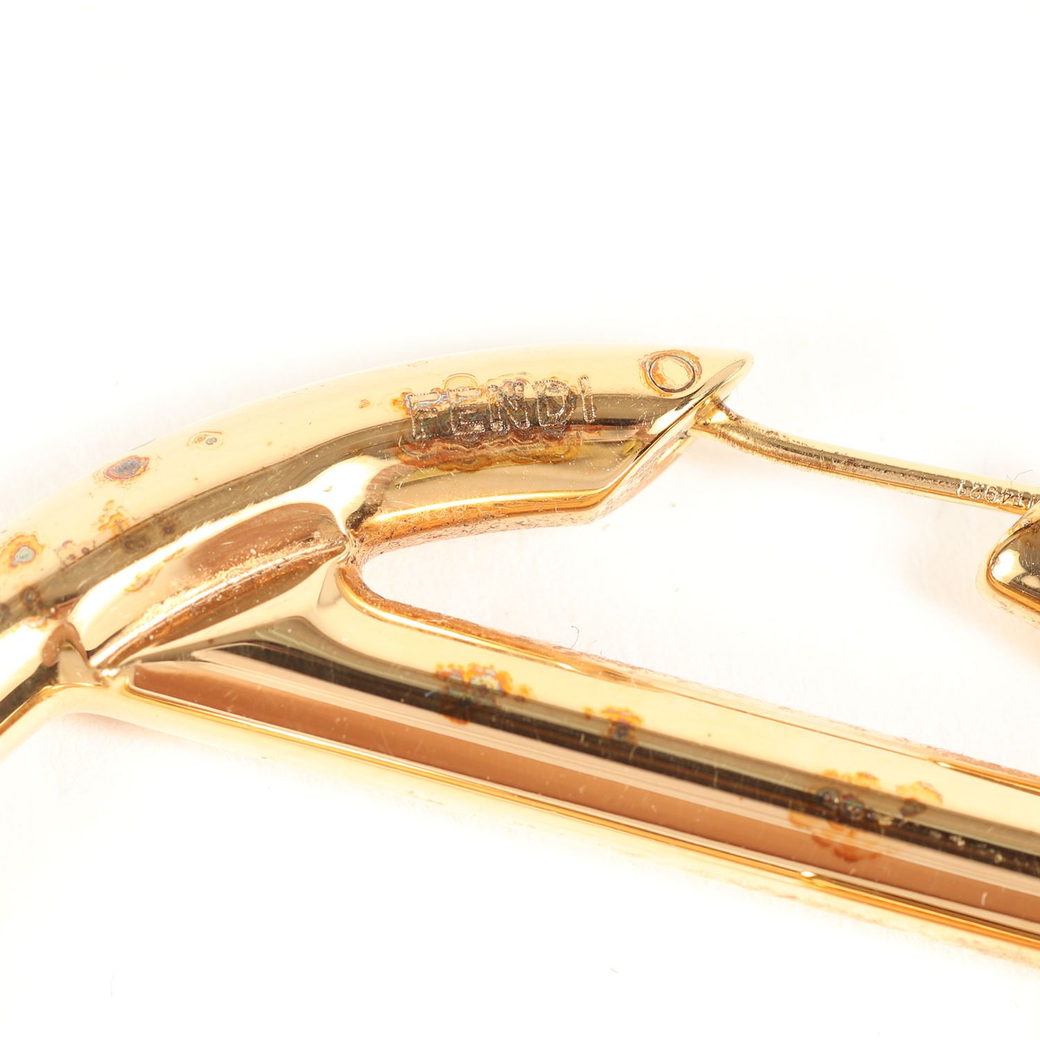 エフ イズ フェンディ ゴールド ピアス両耳 FENDI フェンディ