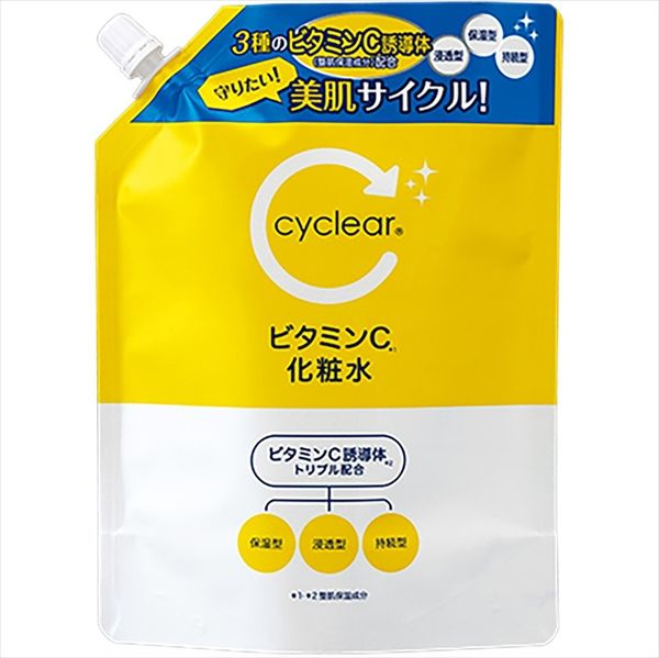 人気セール，本物保証 【まとめ買い-24点セット】ｃｙｃｌｅａｒ　ビタミンＣ　化粧水　詰替 【 熊野油脂 】 【 化粧水・ローション 】 化粧水・ローション・トナー