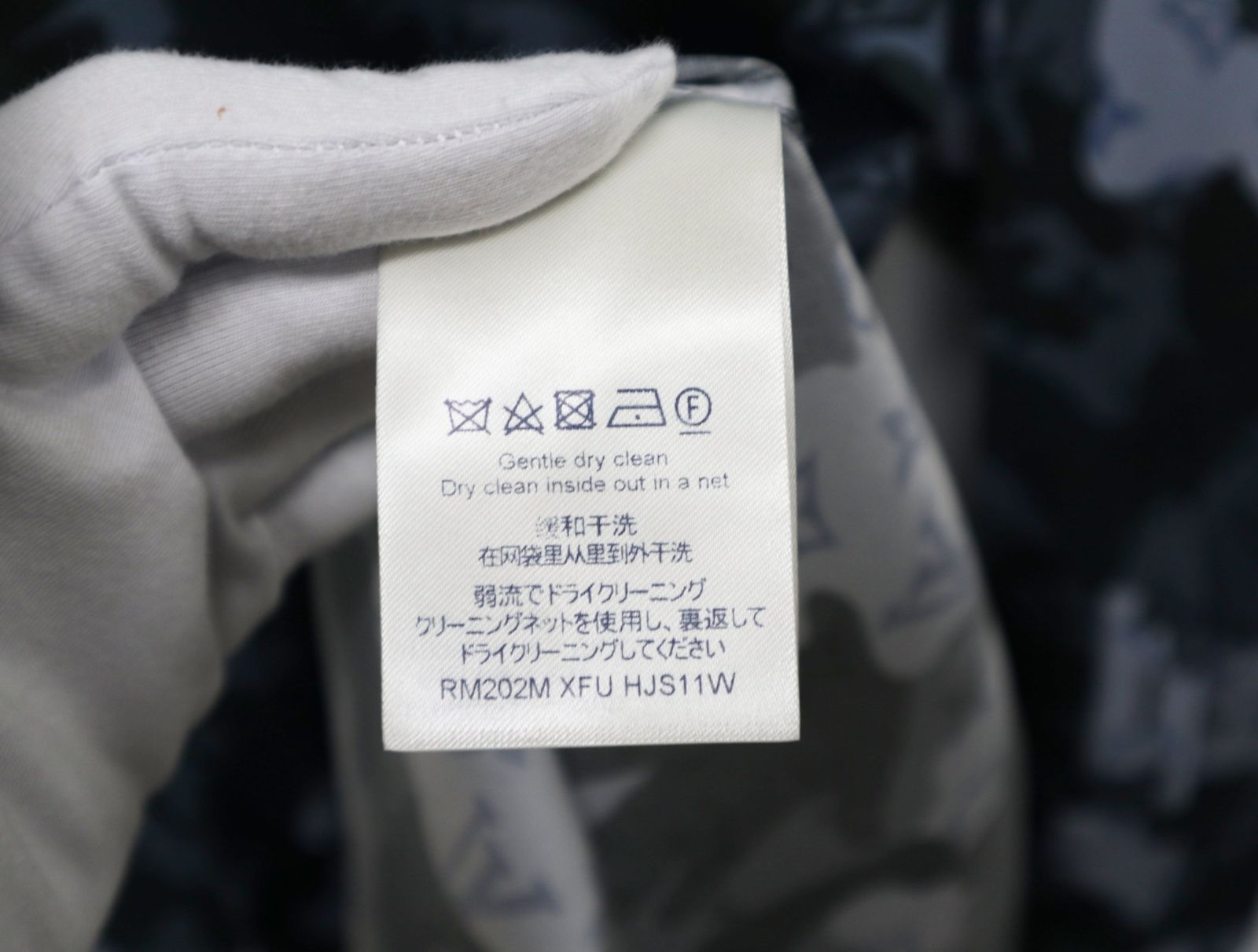 ルイヴィトン LOUIS VUITTON 長袖シャツ サイズXS 20AW RM202M