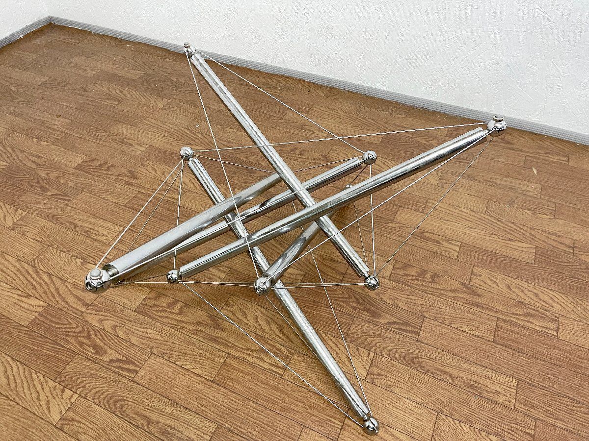 ◇カッシーナ Cassina 713 ガラス天板 ローテーブル センターテーブル