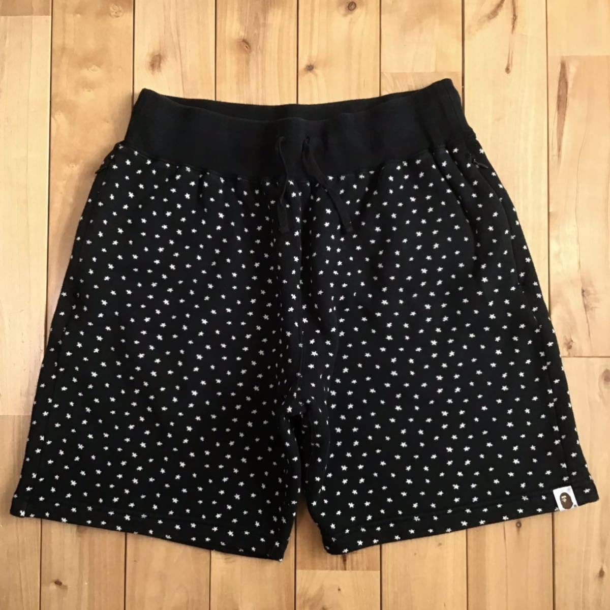 BAPESTA LOGO スウェット ハーフパンツ Mサイズ a bathing ape BAPE 