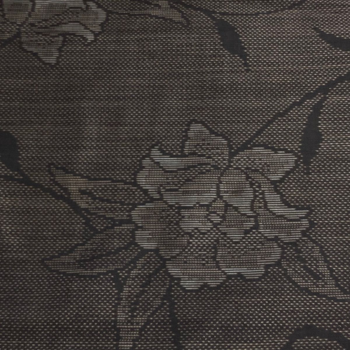 反物 秀品 大島紬 証紙 花唐草 焦茶色 正絹 【中古】 - メルカリ