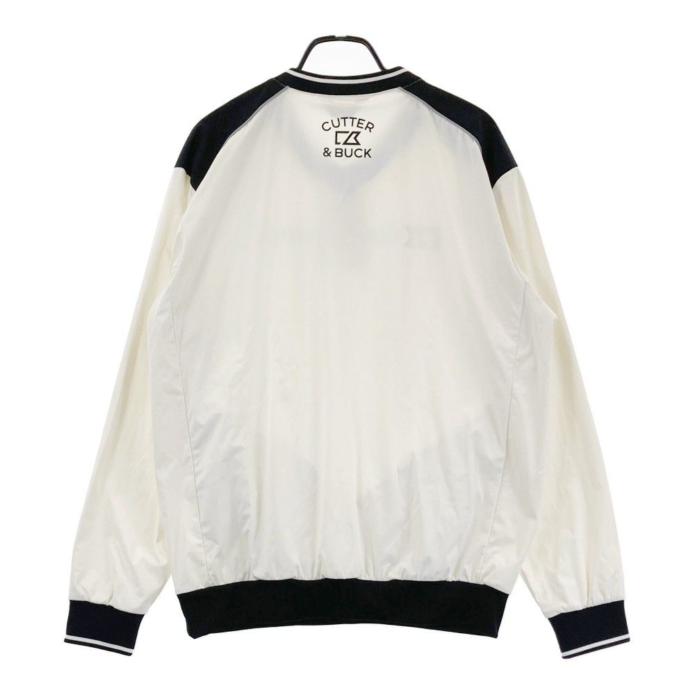 サイズ：LL CUTTER&amp;BUCK カッターアンドバック  バイカラー 長袖ジャケット  ホワイト系 [240101454718] ゴルフウェア メンズ ストスト 新品】CUTTER&BUCK カッターアンドバック バイカラー 長袖