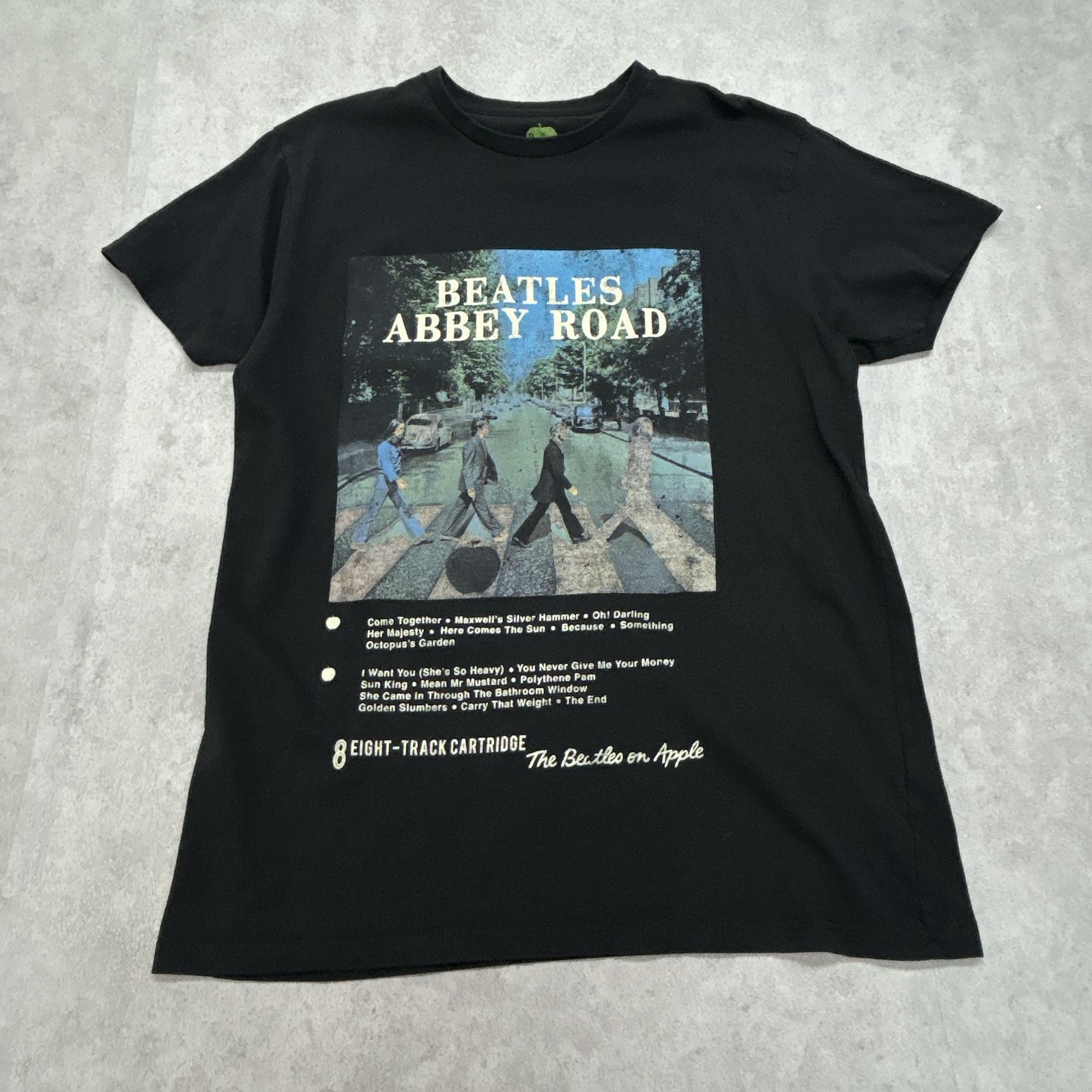 BEATLES ビートルズ ABBEY LOAD アビーロード トップス 半袖Tシャツ プリントTシャツ 古着 ブラック 黒 L - メルカリ