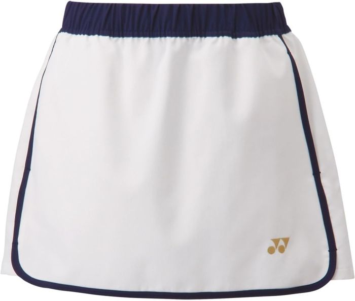 【新品・5営業日で発送】YONEX ヨネックス ウィメンズスカート (26137) 色 : ホワイト サイズ : S 
