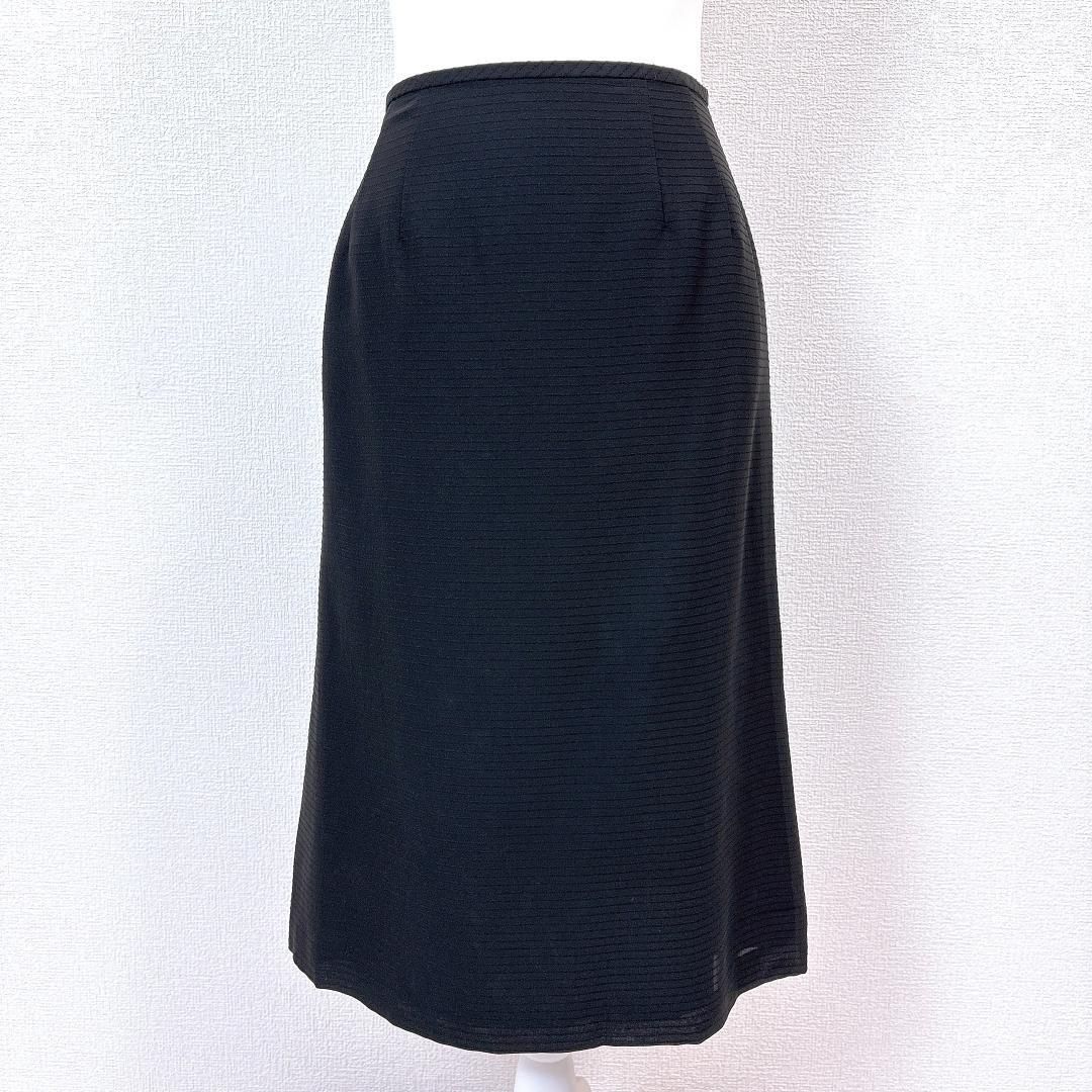 KAZU ITO スカートセットアップ フロントボタン 7 ブラック NICORILABO_COM