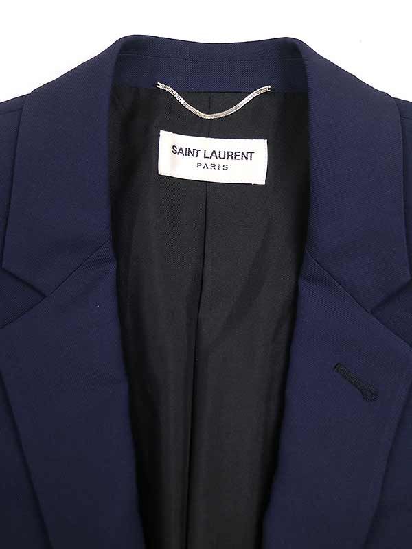 SAINT LAURENT PARIS サンローラン パリ 15AW 金ボタンノッチドラペル
