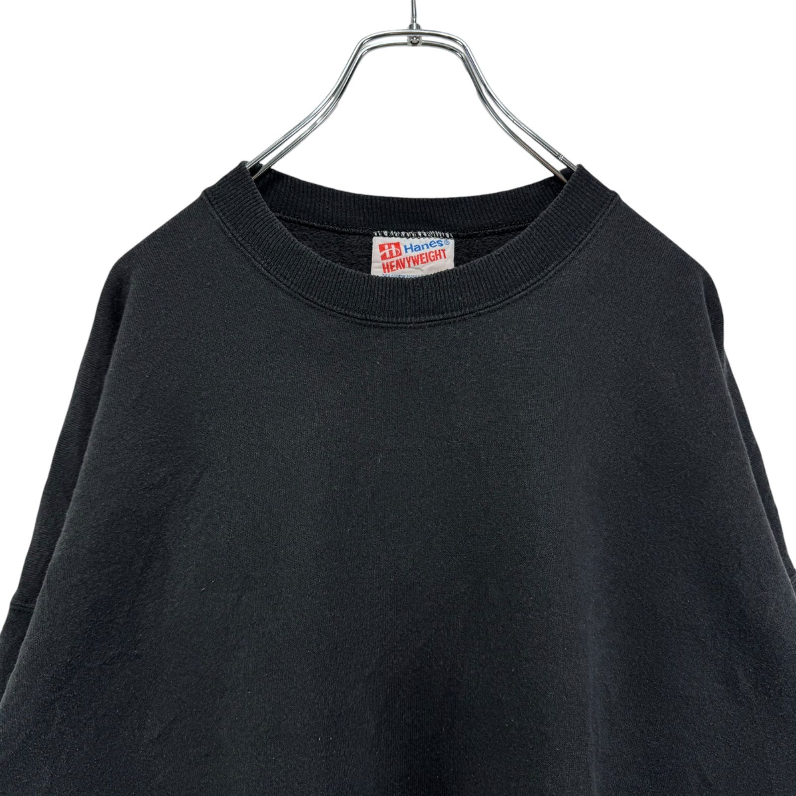90s vintage USA製 Hanes Blank Plain Sweatshirt ヘインズ 無地 