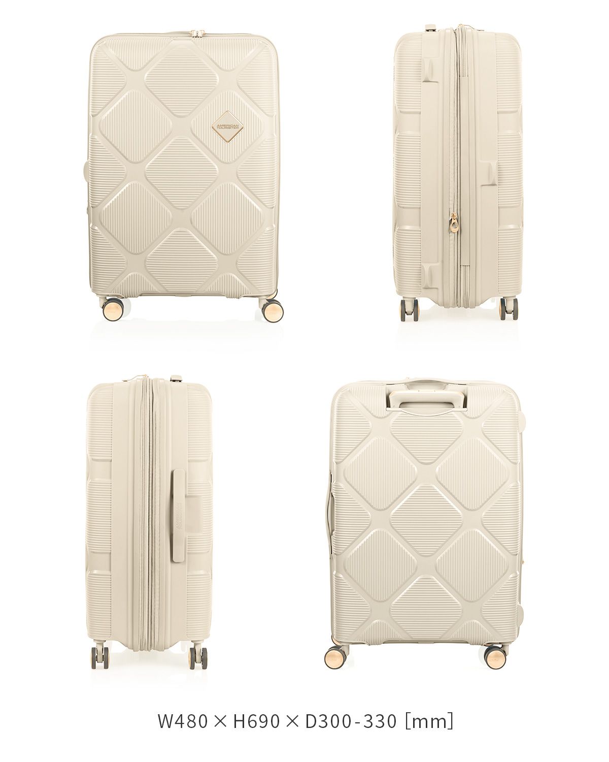 アメリカンツーリスター スーツケース M インスタゴン 容量拡張 軽量 87L アメリカンツーリスター AMERICAN TOURISTER アメリカンツーリ