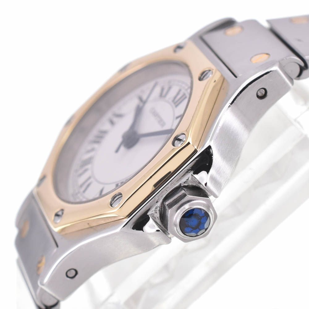 カルティエ CARTIER ヴィンテージ サントスオクタゴン SM SS/K18YG