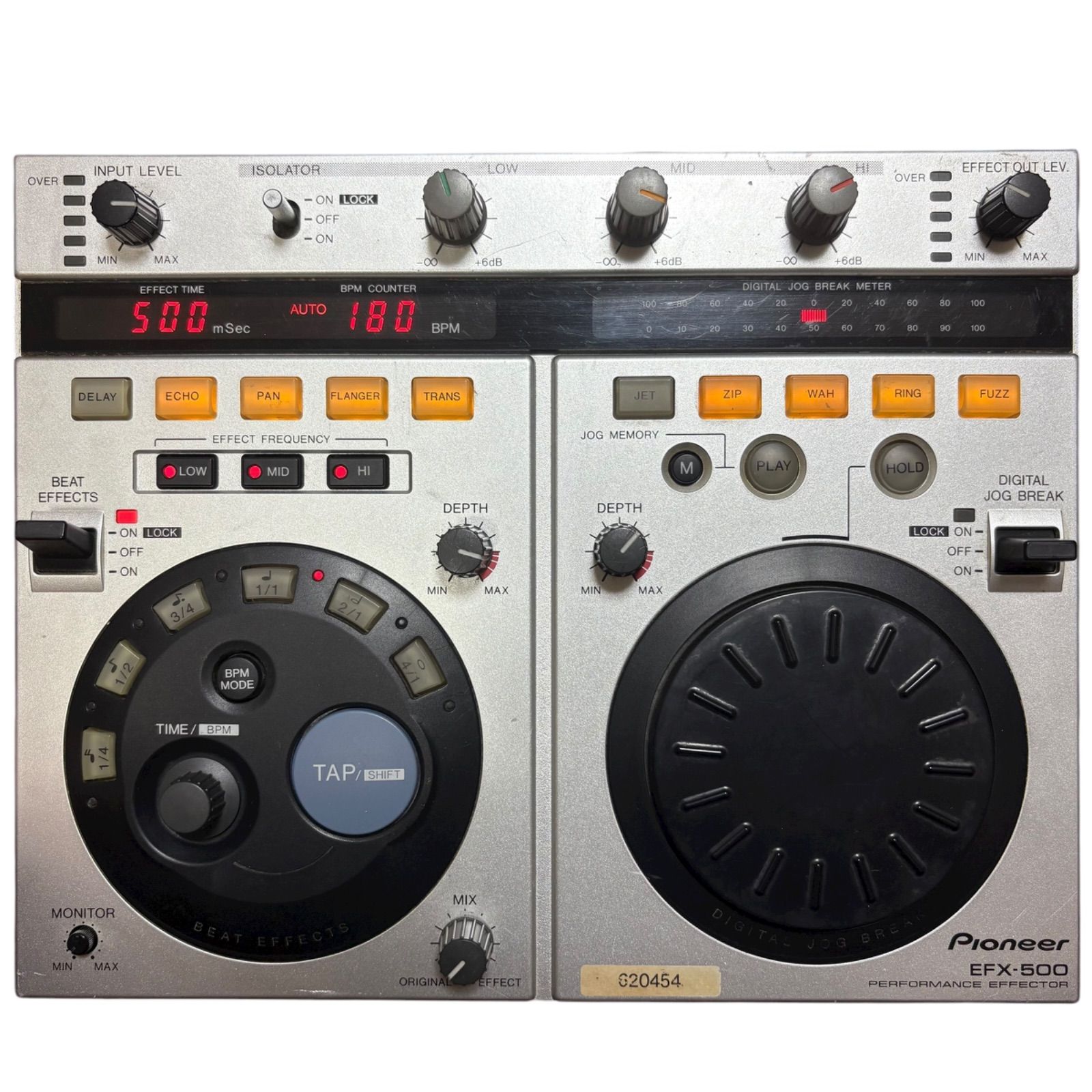 通電のみ Pioneer EFX-500 DJエフェクター DTM 音楽制作 コントローラー