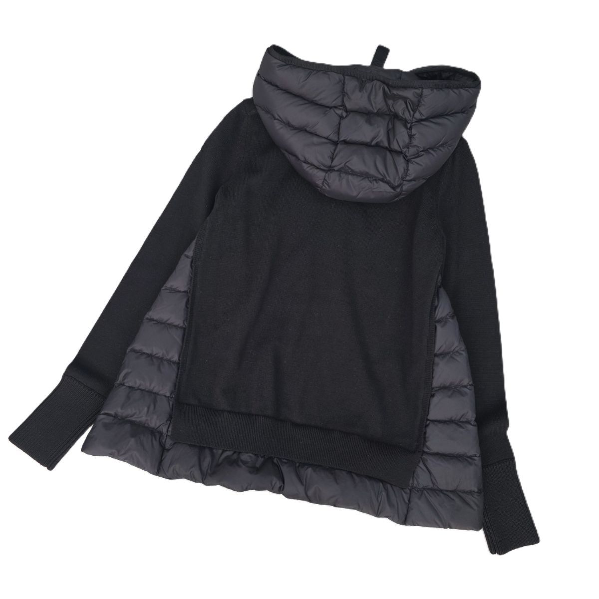 MONCLER  MAGLIONE フード付きダウンジャケット　カーディガン MONCLER 極美品○MONCLER モンクレール MAGLIONE TRICOT CARDIGAN