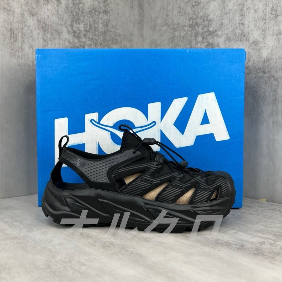 新品未使用 HOKA ONE ONE ホカオネオネ HOPARA ホパラ ブラック サンダル メンズ アウトドア レジャー - メルカリ