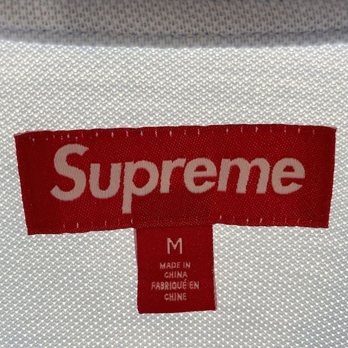 Supreme シュプリーム Cursive Polo ライトブルー sizeM supreme