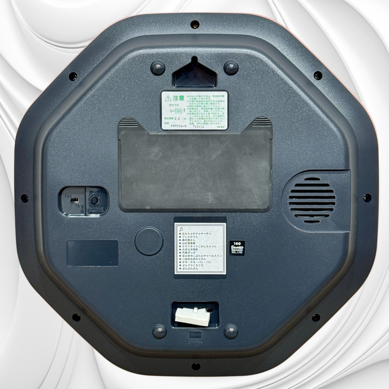 希少品】【廃盤品】ハローキティ メロディー掛け時計 リズム時計 Hello