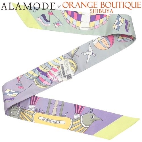 HERMES(エルメス) Les Folies du Ciel 大空の狂気 ツイリー スカーフ