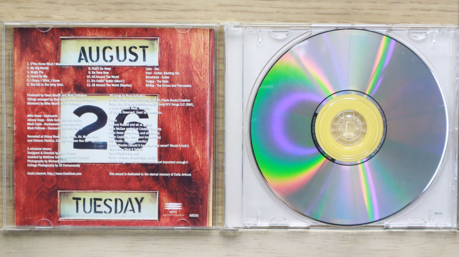 中古CD☆オアシス/Oasis□ Be Here Now 【EK68530/0074646853023