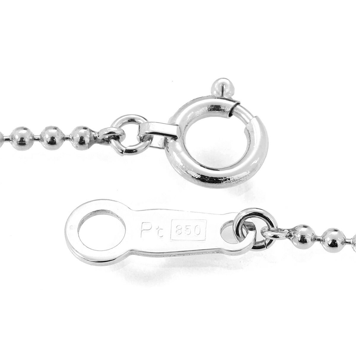 ハートモチーフネックレス ダイヤモンド 0.43ct Pt850 中古