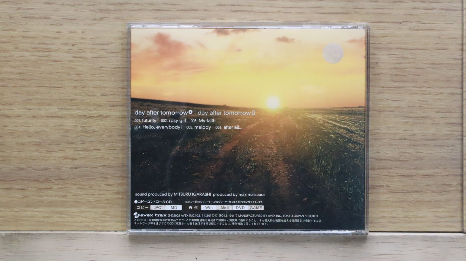 国内盤CD☆デイ・アフター・トゥモロー/day after tomorrow
