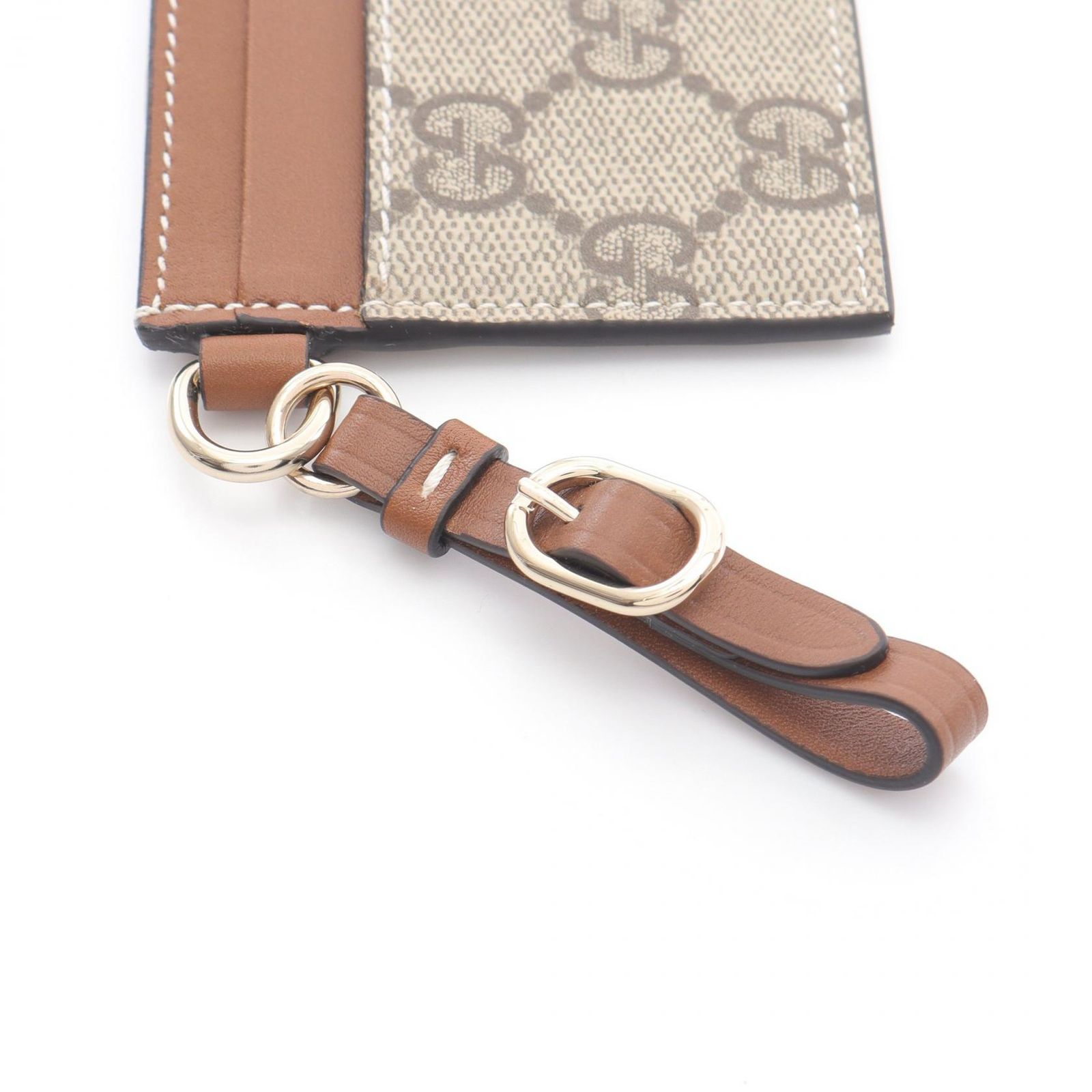 スピード配送◆送込【GUCCI】GGエンブレム*カードケース GGエンブレム〕ロング カードケースブラック ファブリック