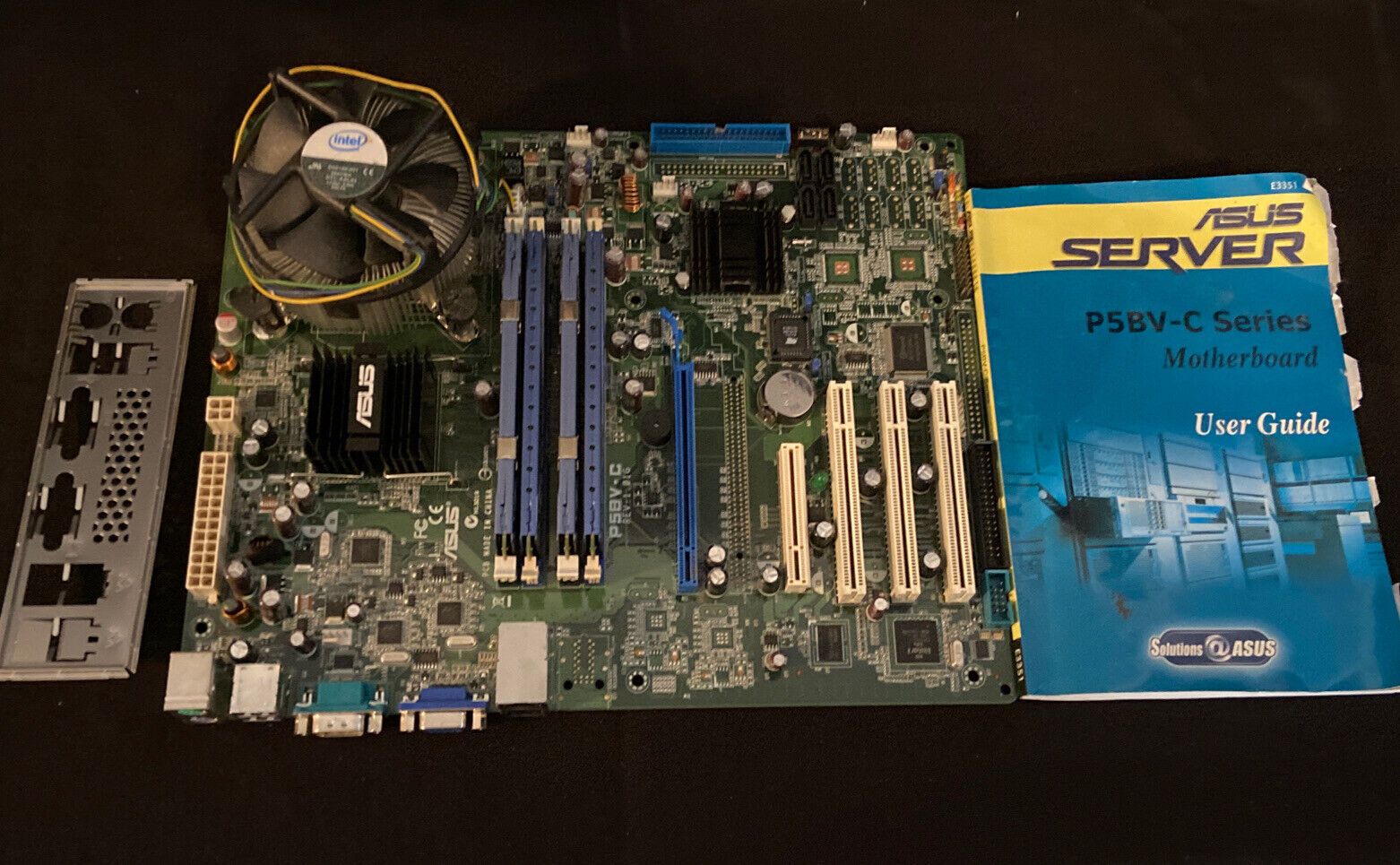 マザーボード ASUS P5BV-C LGA775 P45 インテル ATX プロセスとメモリを含む
