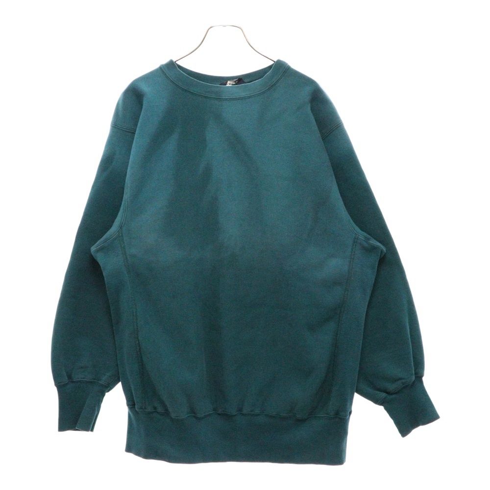 CHAMPION (チャンピオン) 90s ×LANDS' END CREWNECK USA製 クルーネックスウェット トレーナー グリーン