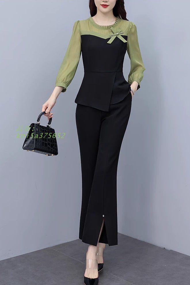 かっこいい パンツドレス セットアップ レディース おしゃれ パンツ ドレス パーティードレス 3L 4L 結婚式 パンツスーツ 5L 大きいサイズ お呼ばれ 長袖 kni5a375652