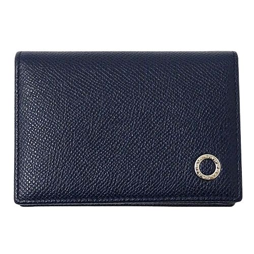ブルガリ BVLGARI カードケース メンズ ブランド 名刺入れ ブルガリブルガリマン レザー ネイビー 280299 おしゃれ 小さめ コンパクト ビジネス き