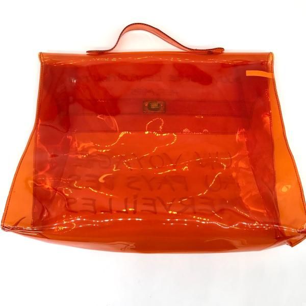 HERMES エルメス ターンロック ビニールケリー ハンドバッグ