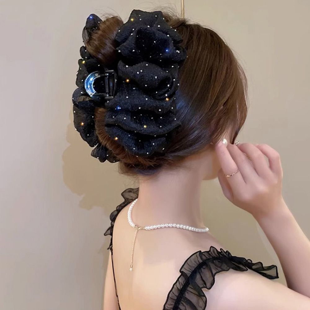 バンスクリップ 大きめ ヘアアクセサリー 韓国 ヘアクリップ おしゃれ