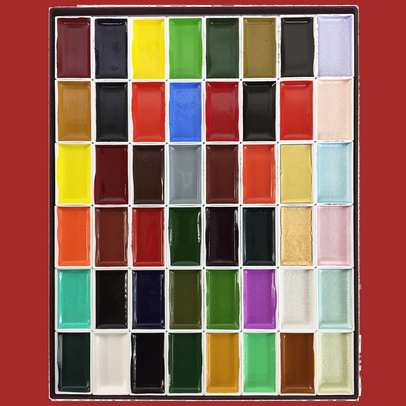 シュミンケ 固形水彩絵具 ハーフパン 12色セット シュミンケ 固形水彩
