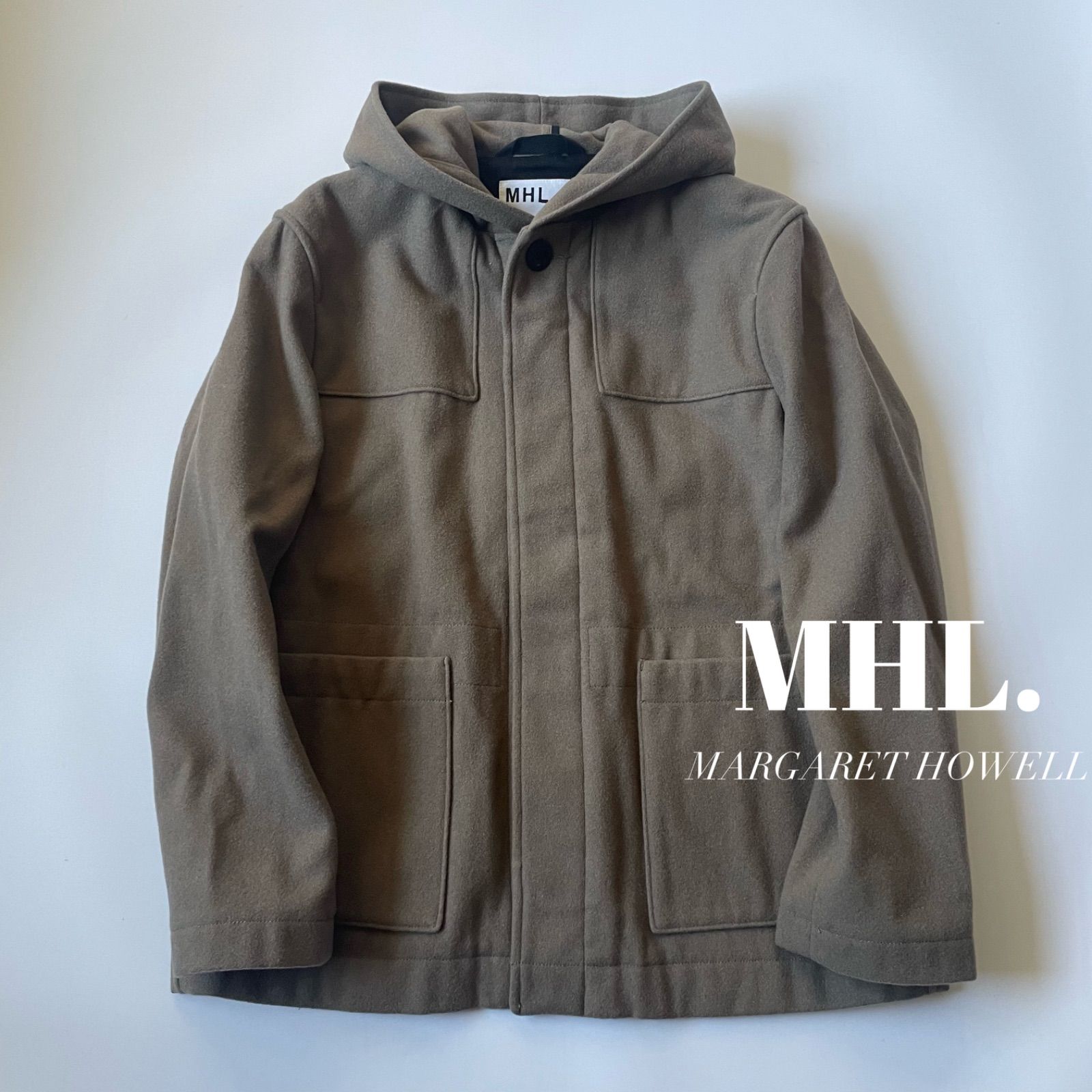MHL. 20AW/PROOFED HEAVY WOOL ダッフルコート PROOFED HEAVY WOOL - SELECT EYE COMPANY：セレクトアイ カンパニー