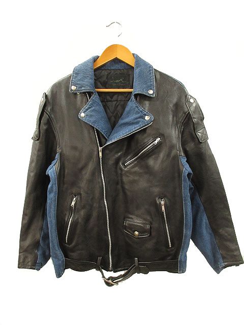 ヒステリックグラマー HYSTERIC GLAMOUR ラムレザー ダブル