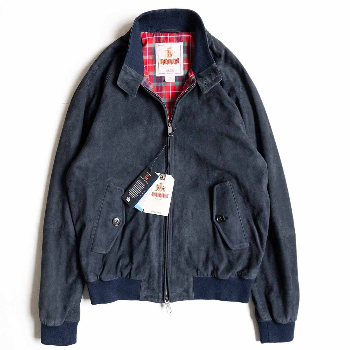 高級品】 BARACUTA 【G9 スエード スウィングトップ ハリントン 