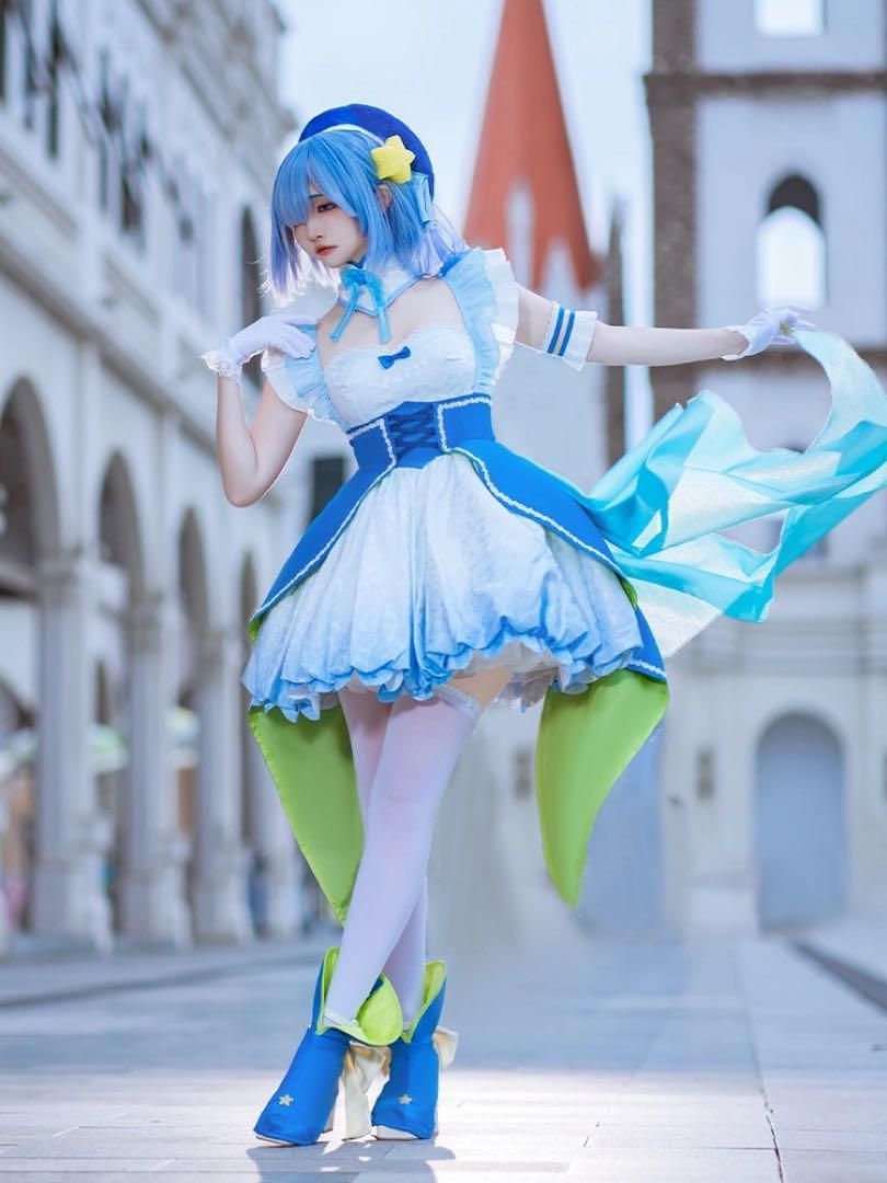 初獣猫　ゼロから始める異世界生活　リゼロ　レム　魔法少女ver コスプレ衣装 初獣猫 ゼロから始める異世界生活 リゼロ レム 魔法少女ver