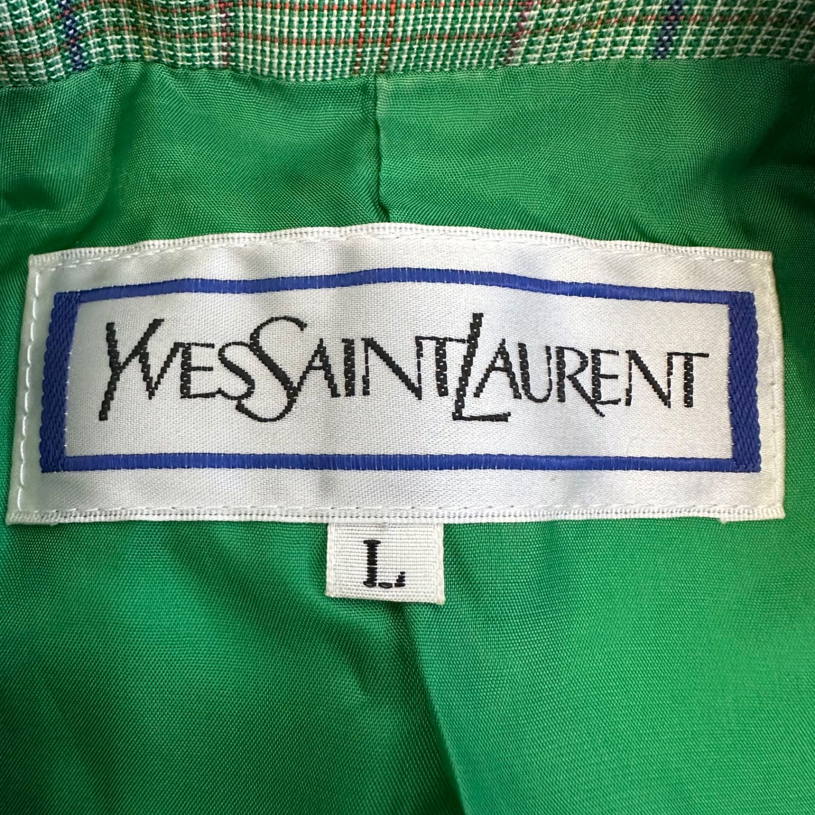 YVES SAINT LAURENT イヴ サンローラン スカートセットアップ グリーン